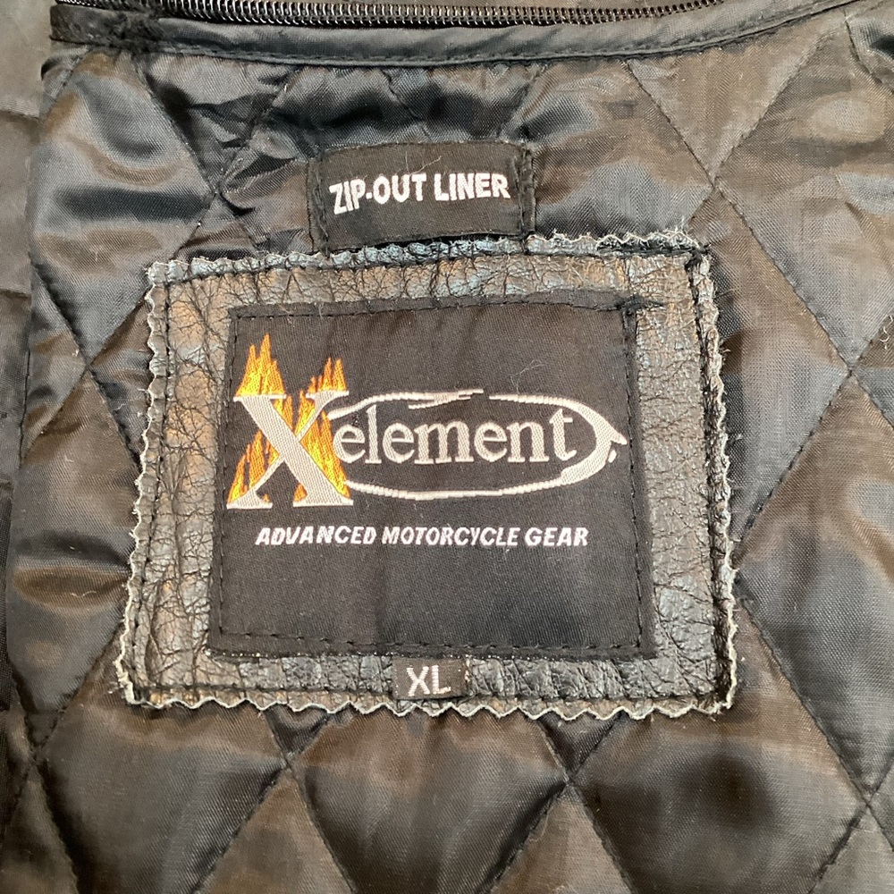 Xelement Classic Leather Motorcycle Jacket - Picture 14 of 16